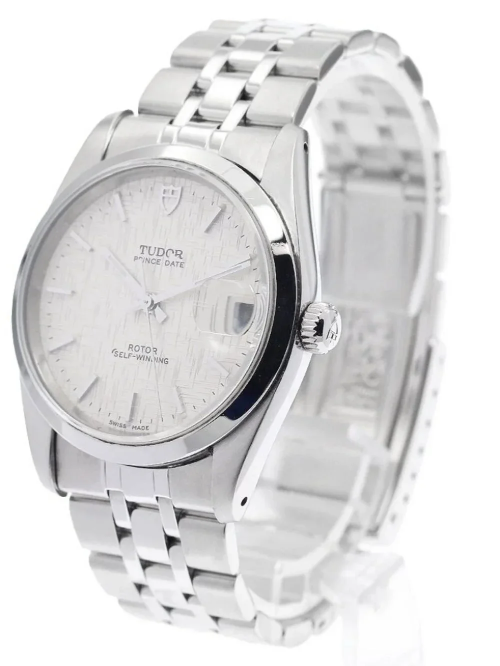 TUDOR Prince Date 74000N Silver Dial Automatic Boy's Watch_956977